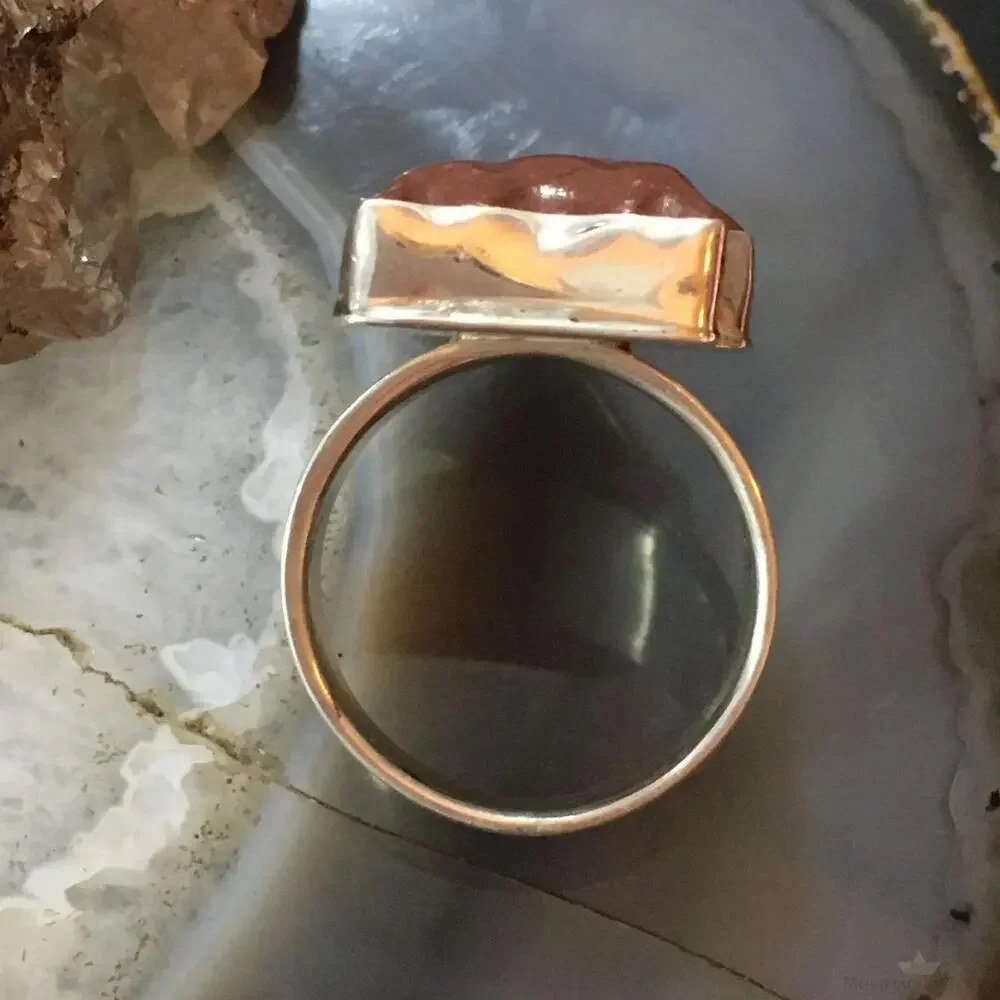 Carolyn Pollack Vintage Sterling Silver Pipestone Arrowhead Ring For Women